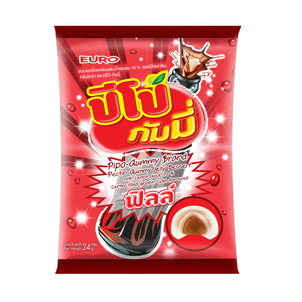 ปีโป๊-กัมมี่ กลิ่นโคล่า 24 ก.