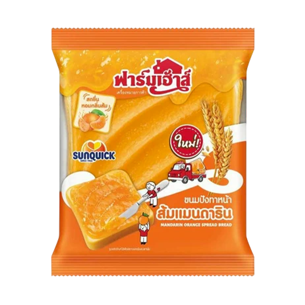 ฟาร์มเฮ้าส์ ขนมปังทาหน้าส้มแมนดาริน