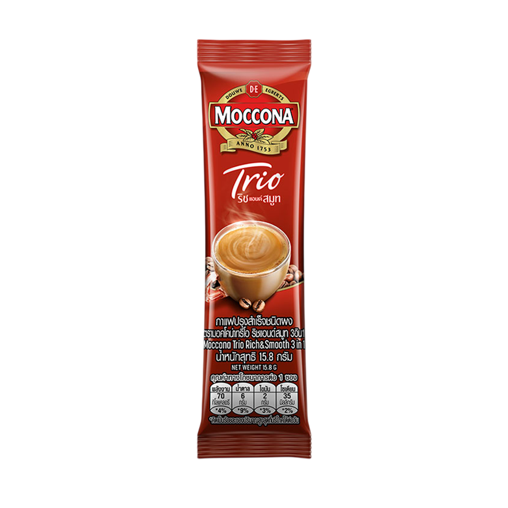 มอคโคน่า กาแฟปรุงสำเร็จ ชนิดผง ริช แอนด์ สมูท 15.8 ก.