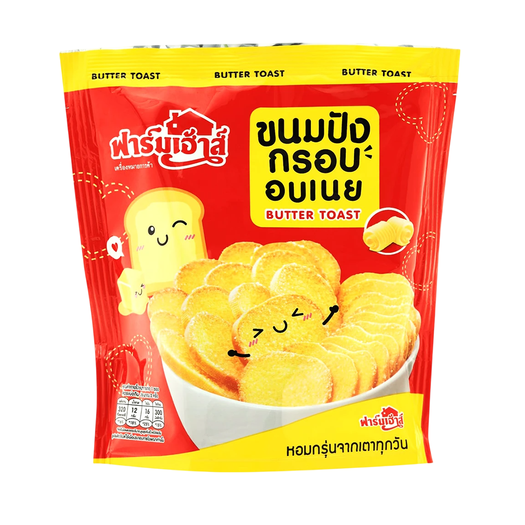 ฟาร์มเฮ้าส์ ขนมปังกรอบอบเนย 65 ก.