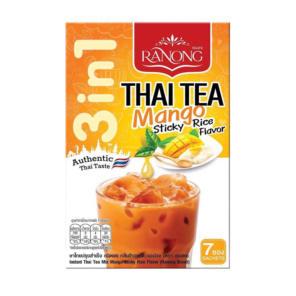 เรนอง ชาไทยปรุงสำเร็จชนิดผง กลิ่นข้าวเหนียวมะม่วง