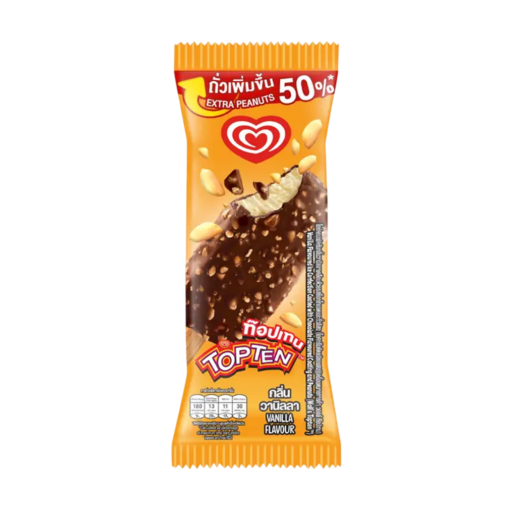 วอลล์ ไอศกรีม ท๊อปเทน วานิลลา