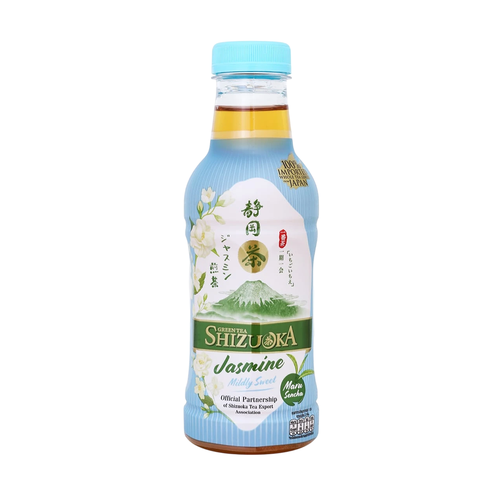 ชิซึโอกะ น้ำชาเขียว กลิ่นมะลิ สูตรหวานน้อย 440 มล.