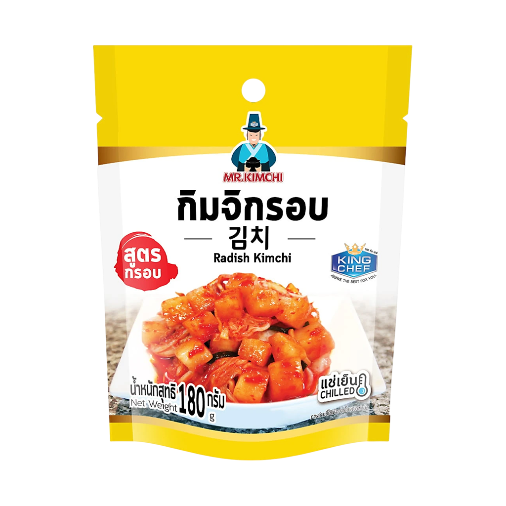 คิงเชฟ กิมจิกรอบ 180 ก.