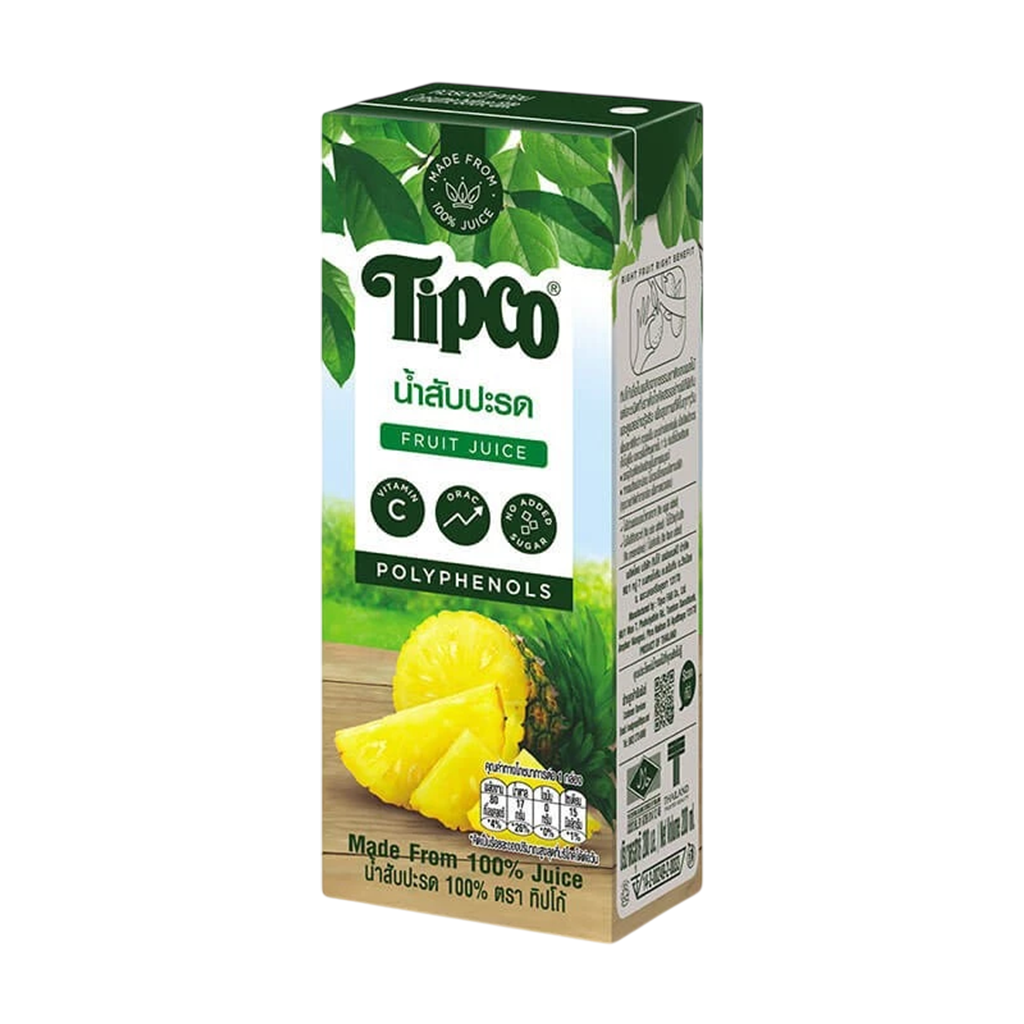 Tipco 100%Pineapple juice 200 ml