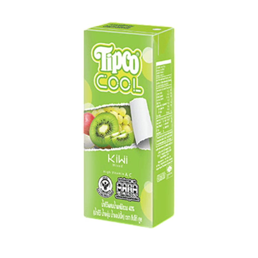 Tipco 40%Kiwi Mixed juice 180 ml.