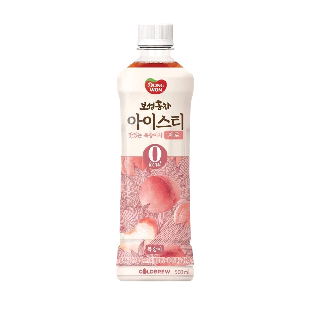 DONGWON Boseong Black Ice Tea โบซอง แบล็ค ไอซ์ที กลิ่นพีช ขนาด 500 ml.