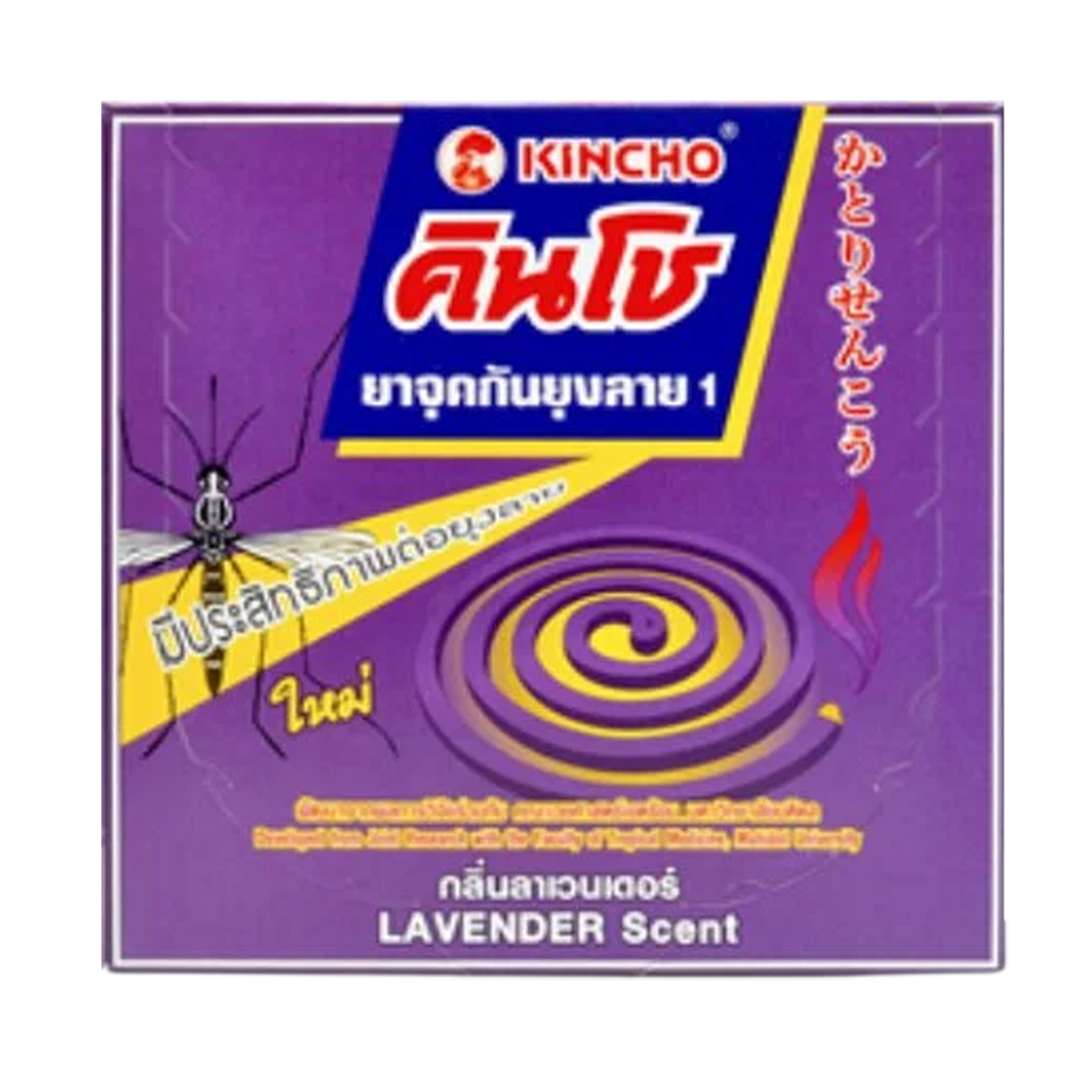 คินโช ยาจุดกันยุงแบบขด กลิ่นลาเวนเดอร์