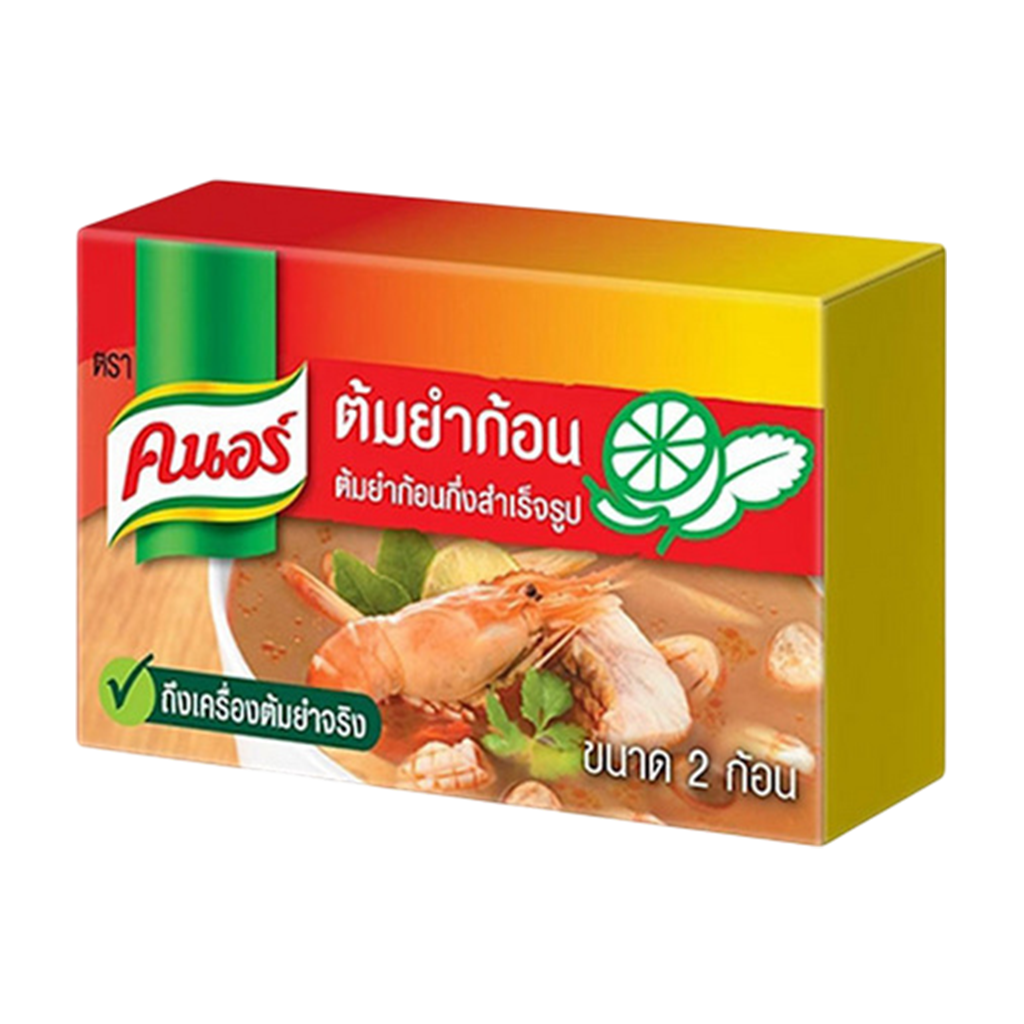 คนอร์ ซุปก้อนต้มยำขนาด 2ก้อน