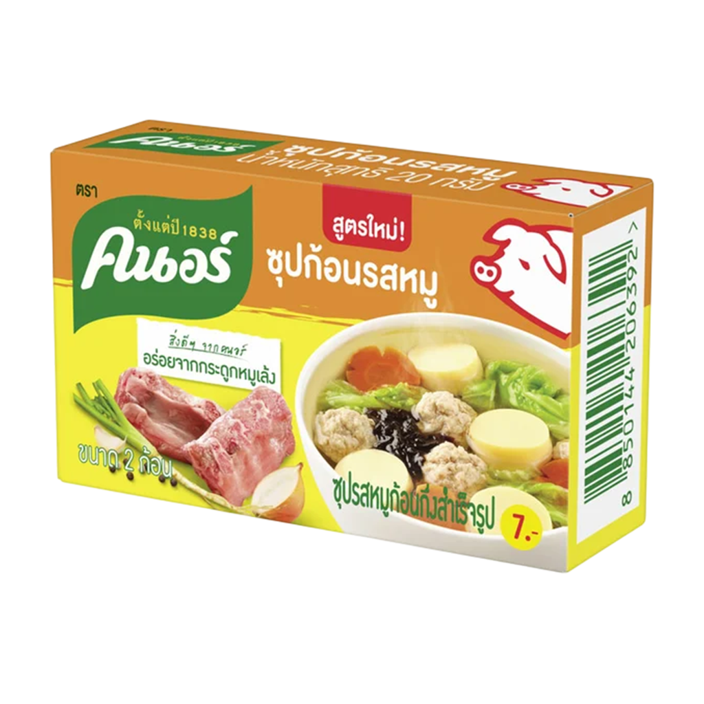 คนอร์ ซุปก้อน รสหมู 20 ก.