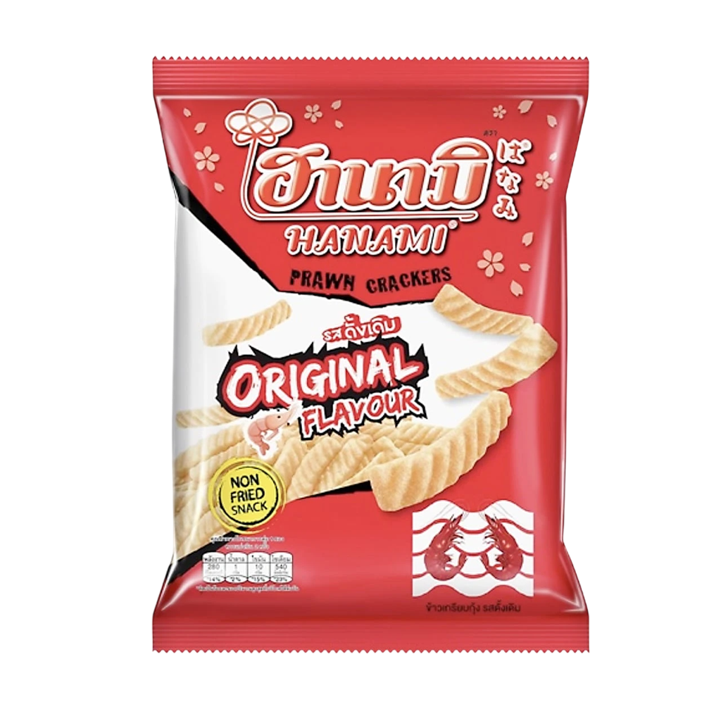 ฮานามิ ข้าวเกรียบกุ้ง รสดั้งเดิม 52 ก.