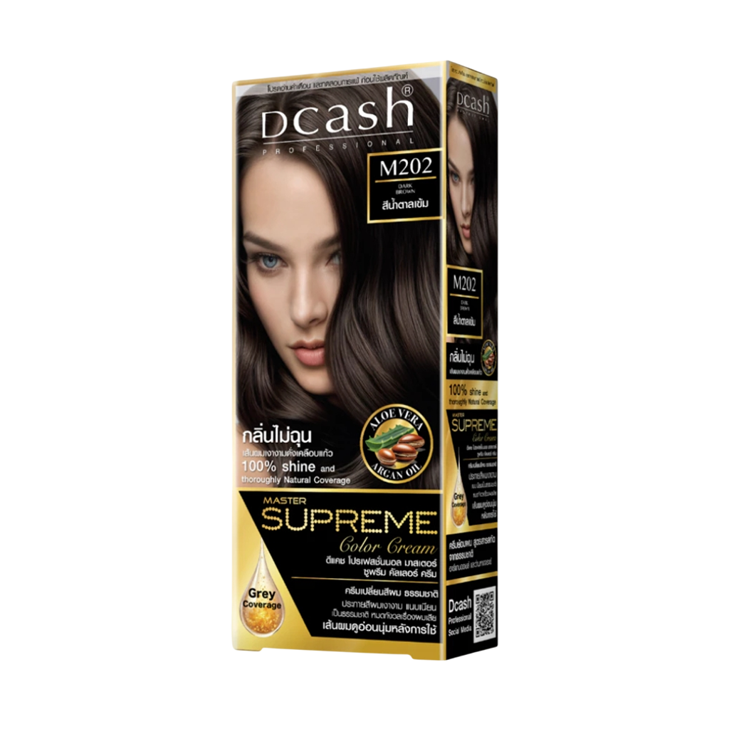 Dcash ครีมเปลี่ยนสีผม M202 น้ำตาลเข้ม