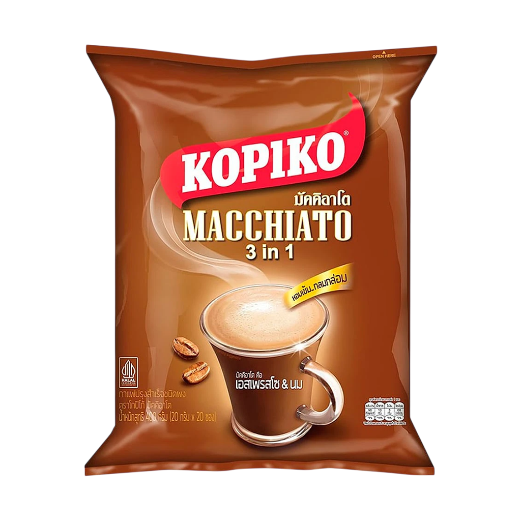 โกปิโก้ มัคคิอาโต กาแฟปรุงสำเร็จชนิดผง 20 ก. แพ็ก 20 ซอง