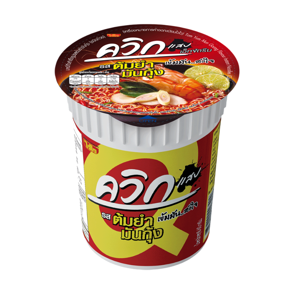 ไวไว ควิกแสบ คัพ รสต้มยำมันกุ้ง 60 ก.