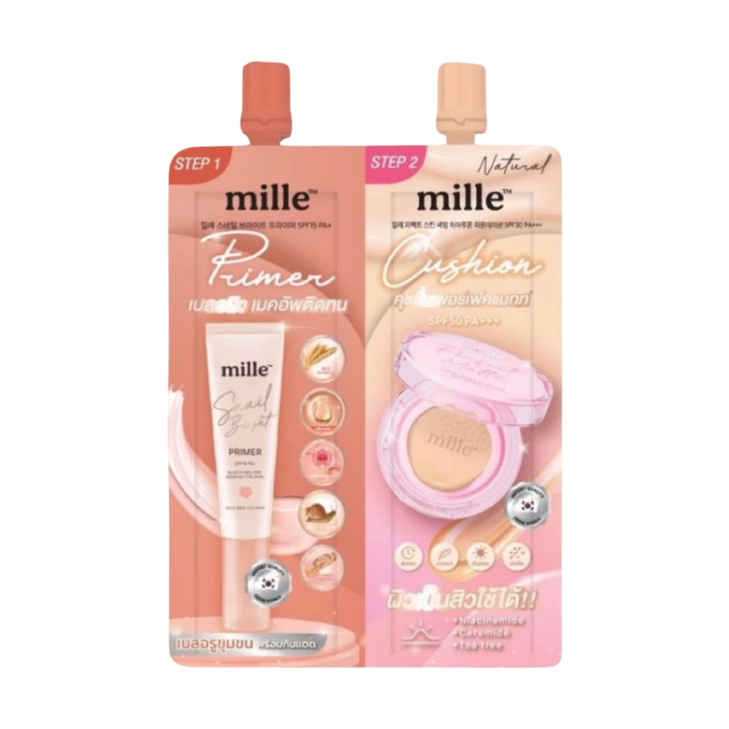 Mille Duo Primer Glow Cushion 8g. #2 Natural