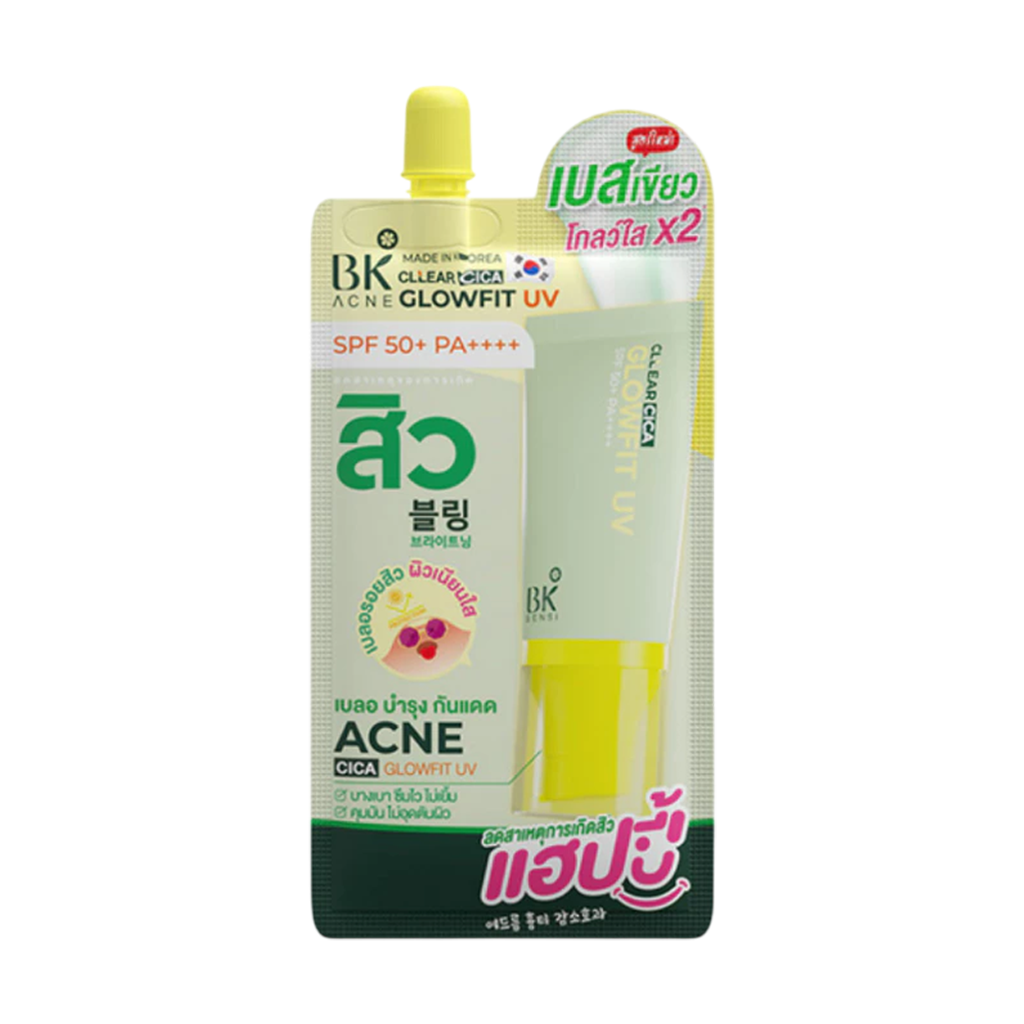 BK acne เบสเขียวโกลว์ใส 6 ก.