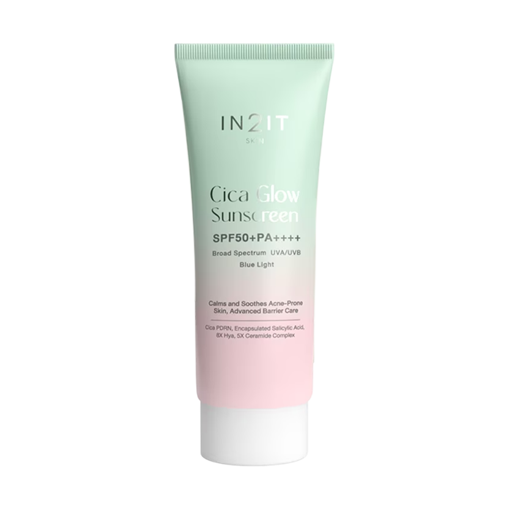 IN2IT Cica Glow Sunscreen SPF50+ PA++++ 40 g.