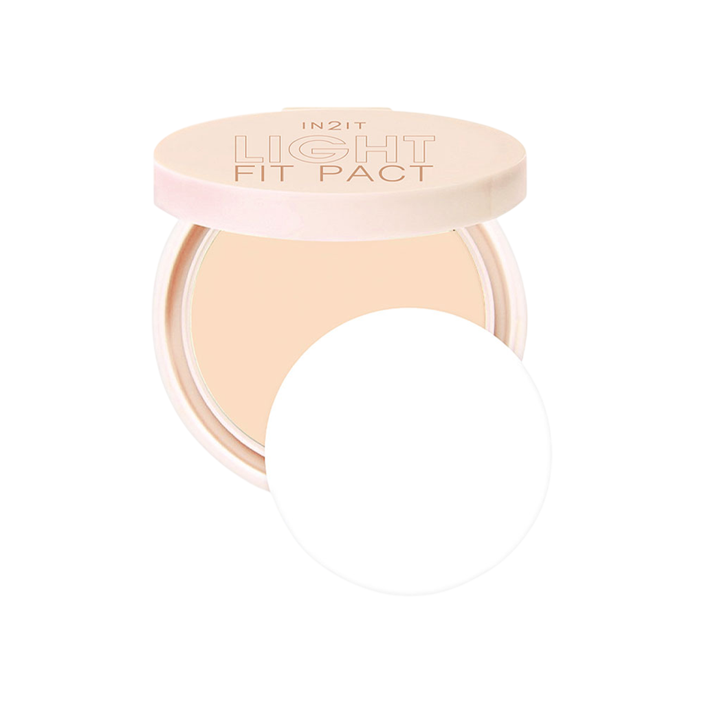 IN2IT Light Fit Pact 2-Way Powder SPF25 PA+++ 5g. #LFP201 Soft