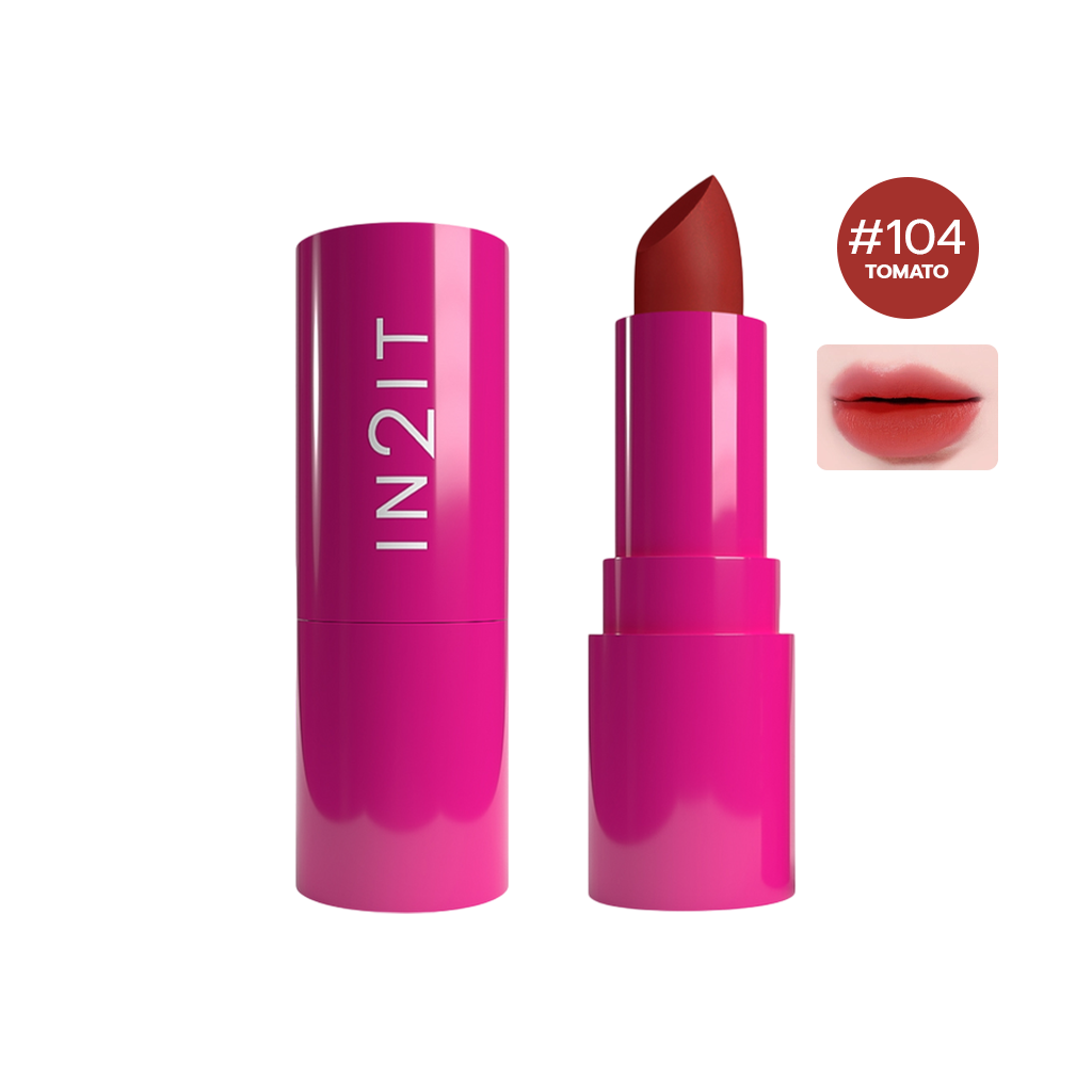 IN2IT Forever Matte Lipstick #LFM104 Tomato