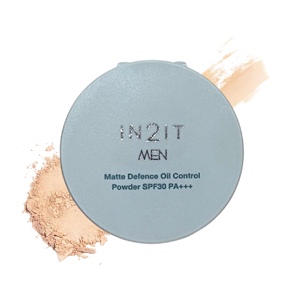 IN2IT Men Matte Defence Oil Control Powder SPF30 PA+++ 7g.