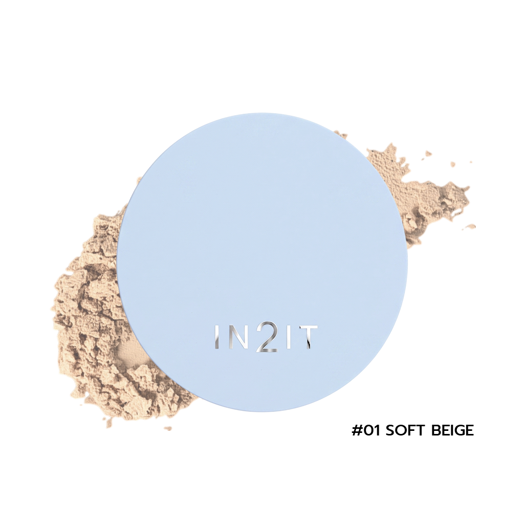 IN2IT UV Shine Control Sheer Face Powder SPF15 PA++ 9g.