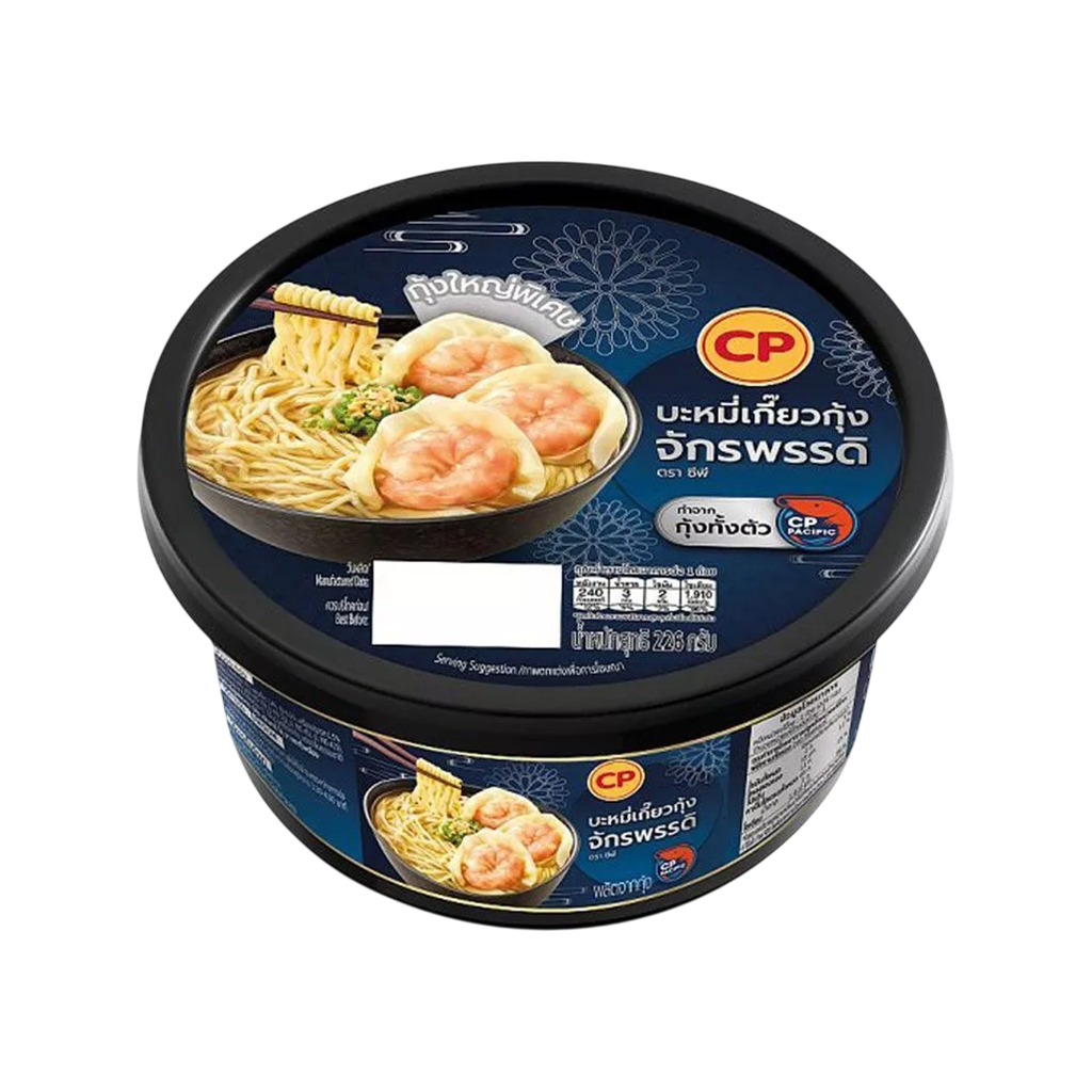 ซีพี บะหมี่เกี๊ยวกุ้งจักรพรรดิ 226 ก.