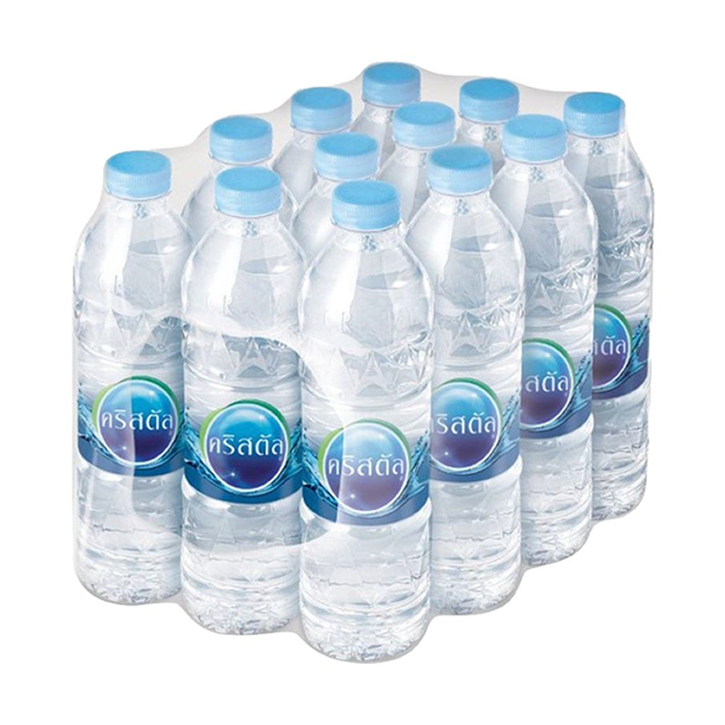 คริสตัล น้ำดื่ม 600 มล. แพ็ก 12