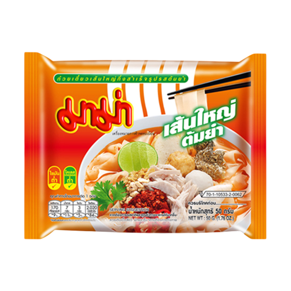 มาม่า เส้นใหญ่ต้มยำ 50 ก.