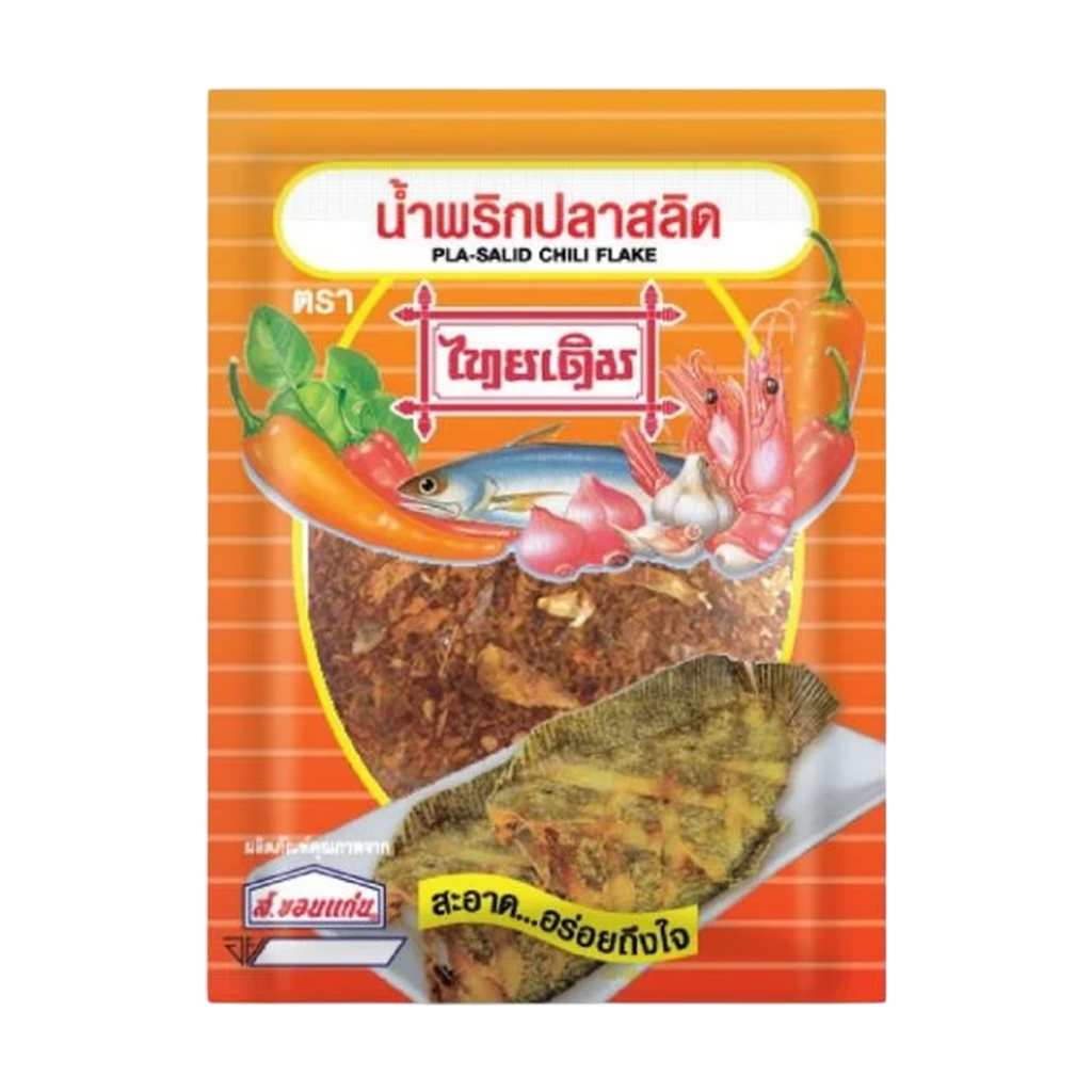 ไทยเดิม น้ำพริกปลาสลิด 15 ก.