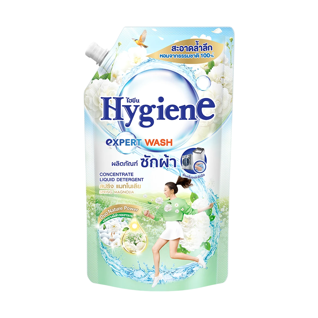 ไฮยีน เอ็กซ์เพิร์ท วอช น้ำยาซักผ้า กลิ่นสปริง แมคโนเลีย 600 มล.