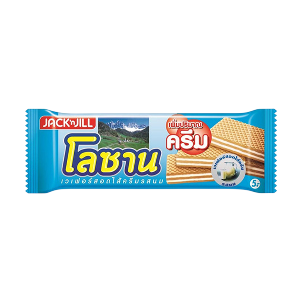 โลซาน เวเฟอร์สอดไส้ครีมรสนม 28 กรัม